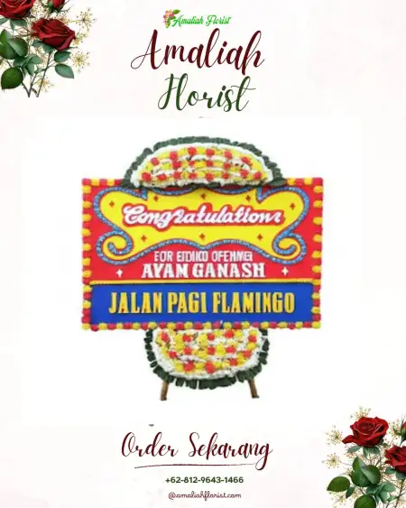 Sewa Papan Bunga Cikawao